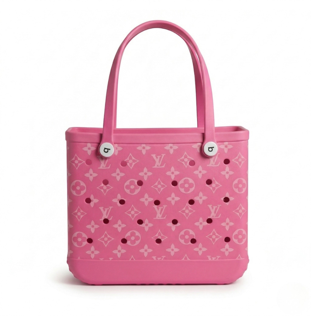 LuxeCarry Tragetasche im Bogg-Stil — Wasserfeste Monogramm-Edition