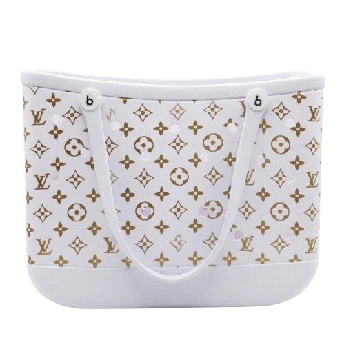 LuxeCarry Tragetasche im Bogg-Stil — Wasserfeste Monogramm-Edition