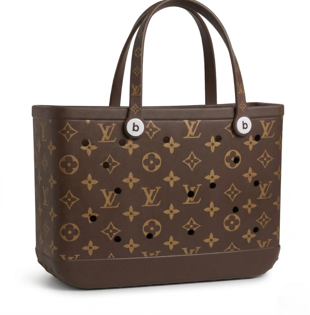 LuxeCarry Tragetasche im Bogg-Stil — Wasserfeste Monogramm-Edition