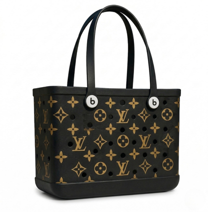LuxeCarry Tragetasche im Bogg-Stil — Wasserfeste Monogramm-Edition