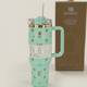 Luxus-Design Quencher Tumbler (1,2 l) – Aquablau