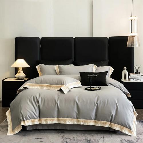 Edelmeer bedding set made from Egyptian cotton, 600 thread count | Gray