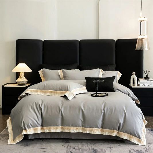 Edelmeer bedding set made from Egyptian cotton, 600 thread count | Gray