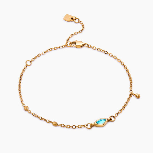 Aqua-Tropfen-Armband