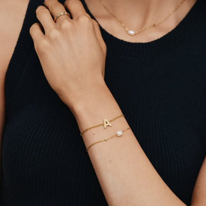 Zartes Süßwasserperlen-Armband