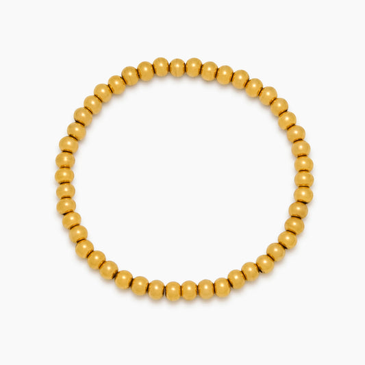 Goldenes Perlenarmband