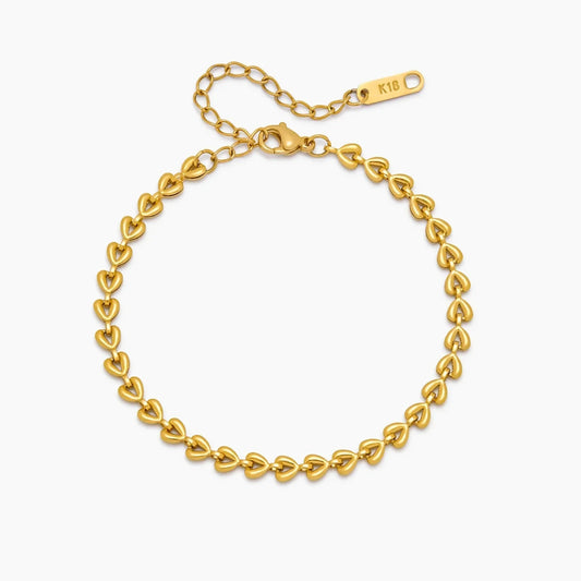 Herzchen-Ketten-Armband