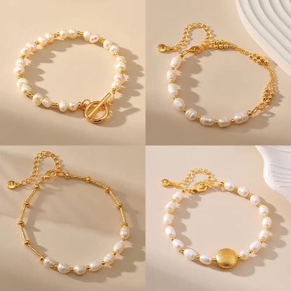 Süßwasserperlen-Armband