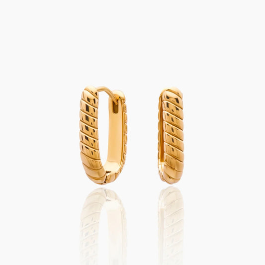 Roma Twist Huggie Creolen