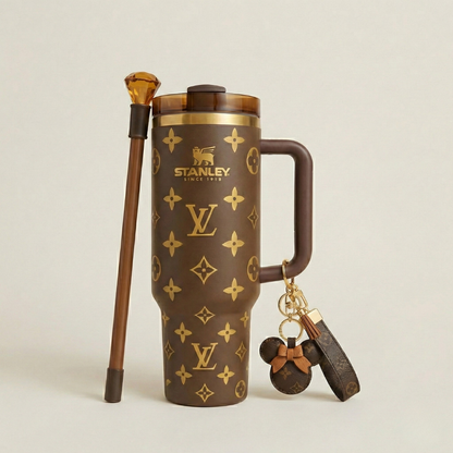 Premium Tumbler & Zubehör Geschenkset – 5-teilig